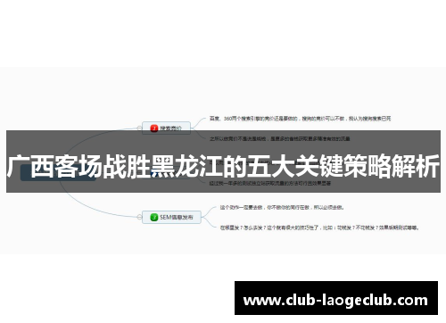 广西客场战胜黑龙江的五大关键策略解析 广西客场战胜黑龙江的五大关键策略解析